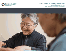 Tablet Screenshot of centerlighthealthcare.org
